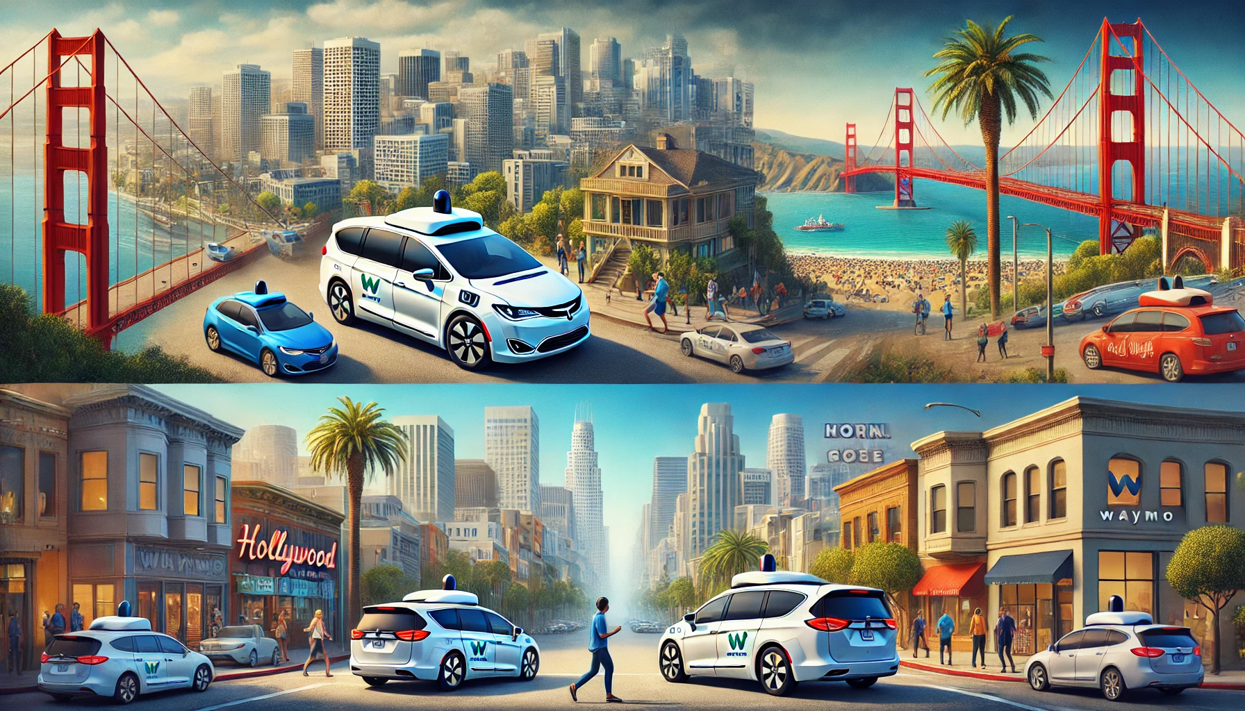Waymo étend son service de covoiturage autonome à San Francisco et Los Angeles